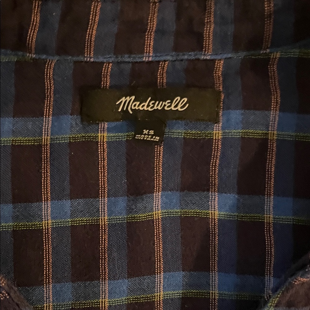Madewell Double-Faced Park Popover Shirt in Plaid - Picture 5 of 10